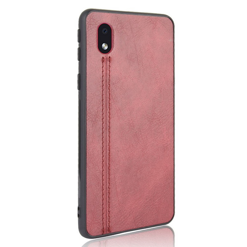 Case Samsung Galaxy A01 Core #เคสฝาหลังเคลือบหนัง PU