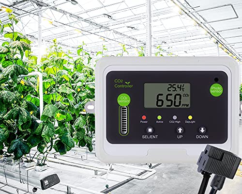 ชุดควบคุมก๊าซco2 - Day Night CO2 Monitor & Controller for Greenhouses
