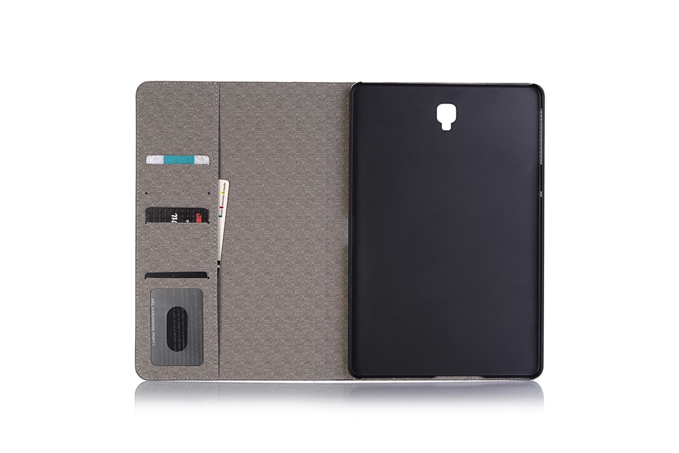 Case Samsung Galaxy Tab S4 10.5 T830 T835 #เคสฝาพับกระเป๋าสตางค์หนัง PU สมาร์ท 2 สี Bi-color Smart Stripe Leather Wallet