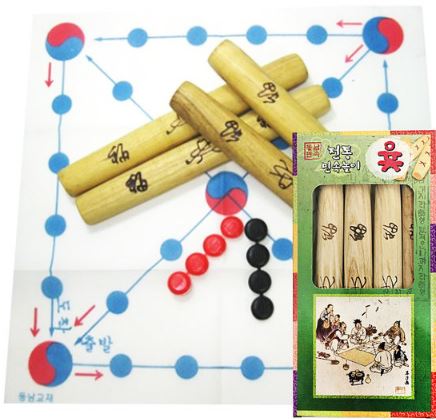 สื่อการสอนภาษาเกาหลี เกมพื้นบ้านเกาหลี Yutnori 윷놀이