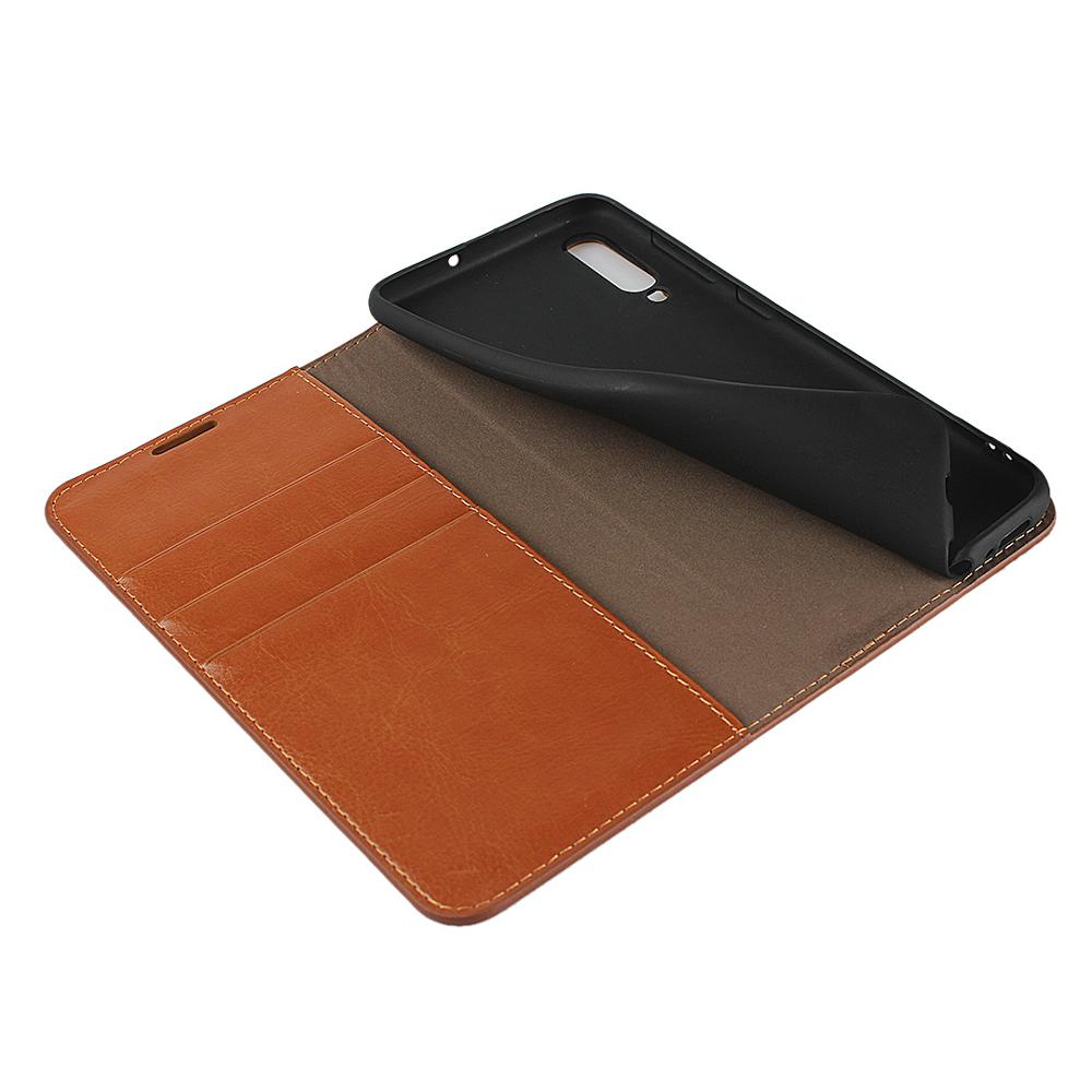 Case Samsung Galaxy A50 / A50s / A30s #เคสฝาพับหนังแท้แบบกระเป๋าสตางค์คุณภาพดี Crazy Horse Genuine Leather Cover