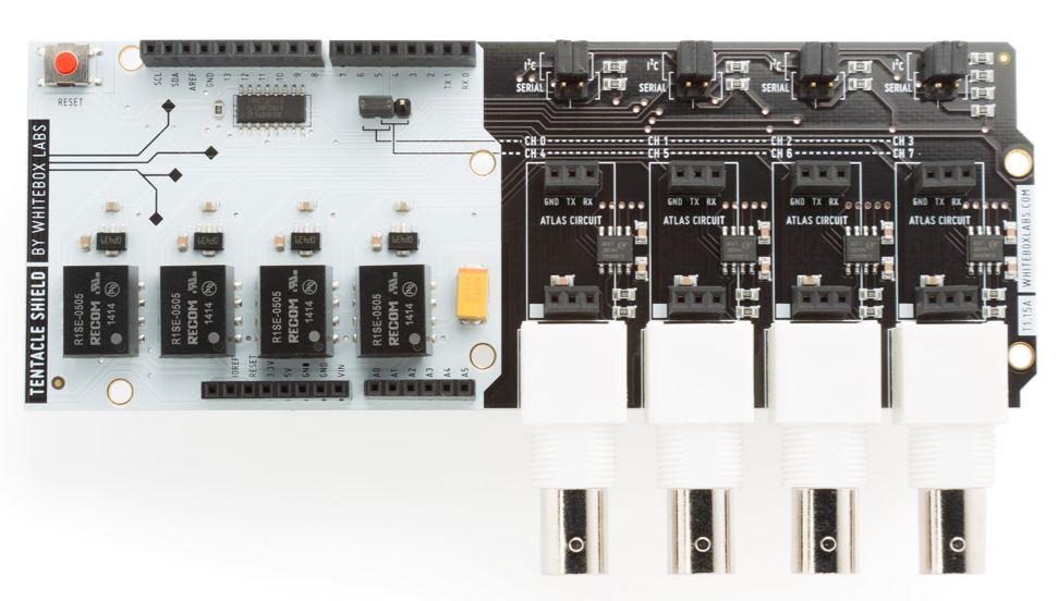 Tentacle Shield for Arduino (DIY 100%) PH, EC, ORP