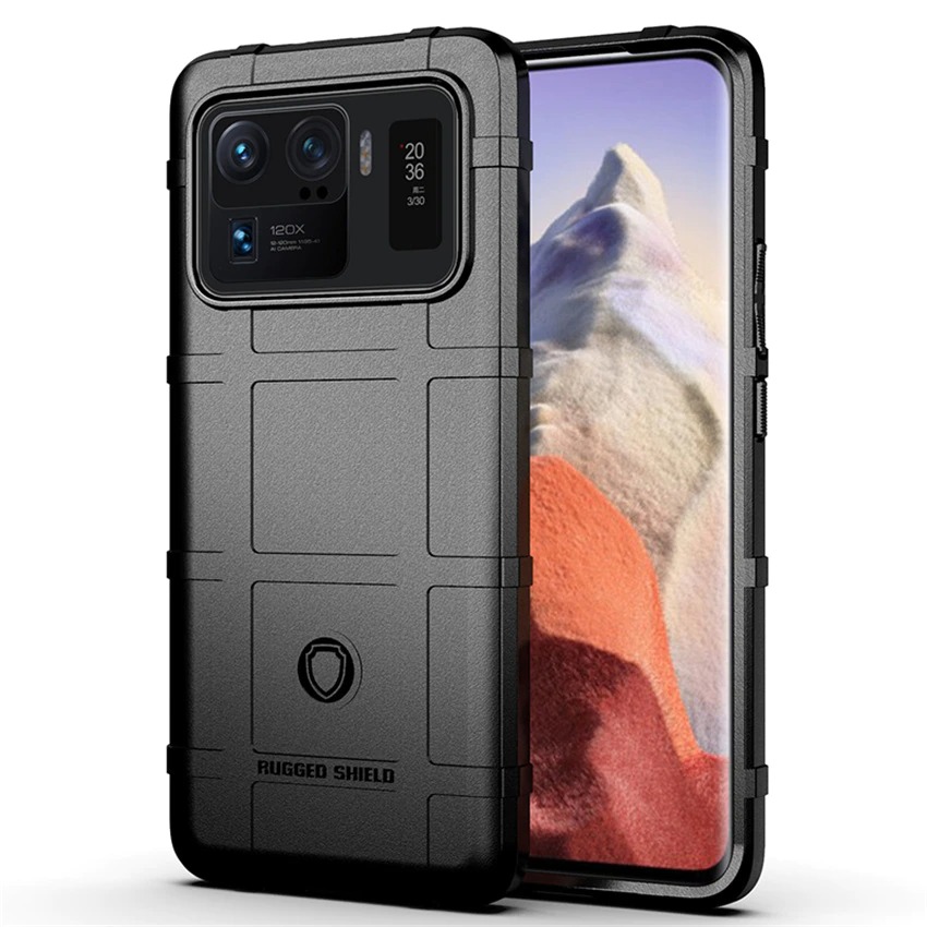 เคส Xiaomi Mi 11 Ultra #เคสฝาหลัง Rugged Shield Series Soft Silicone Shock Absorption Matte กันกระแทก