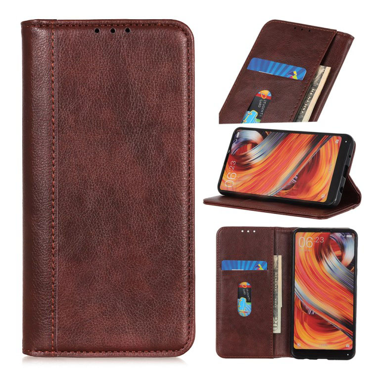 Case Galaxy A30 / A20 #เคสฝาพับหนังแยกผิวลิ้นจี่ ปิดแม่เหล็กดูดซับอัตโนมัติ