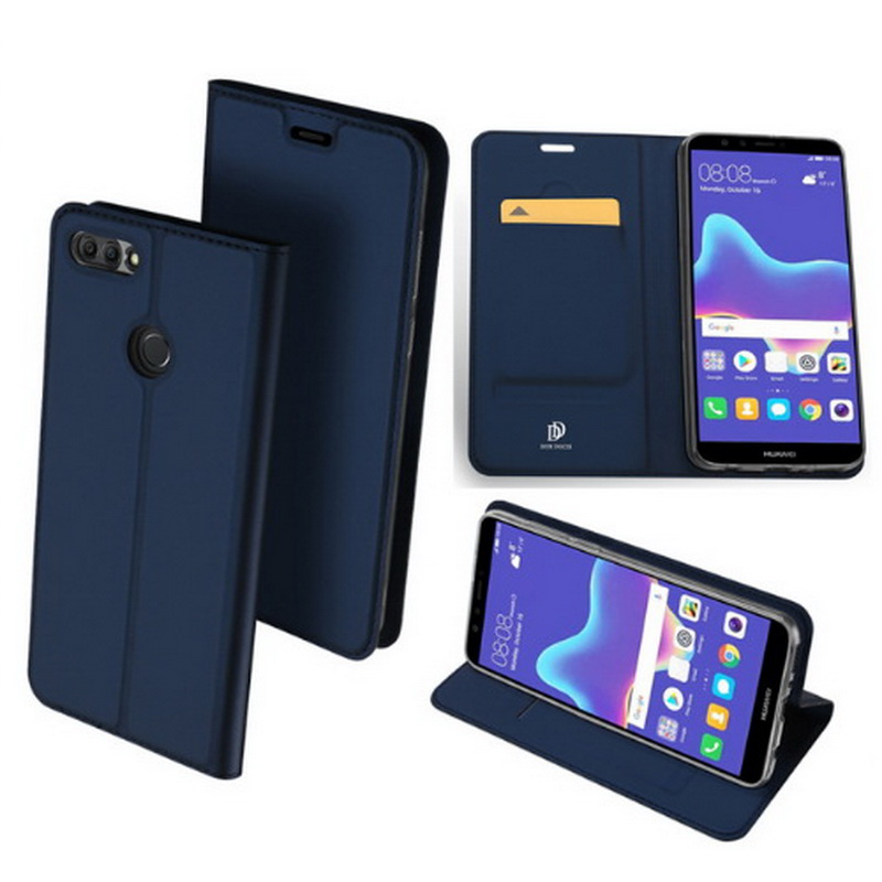 Case Huawei Y9 (2018) #เคสฝาพับ DUX DUCIS Skin Pro Series คุณภาพดี