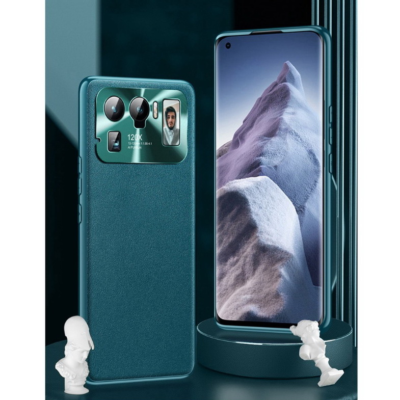 เคส Xiaomi Mi 11 Ultra #เคสแบบฝาหลัง TPU เคลือบหนัง PU Leather Cases Soft Matte Shockproof
