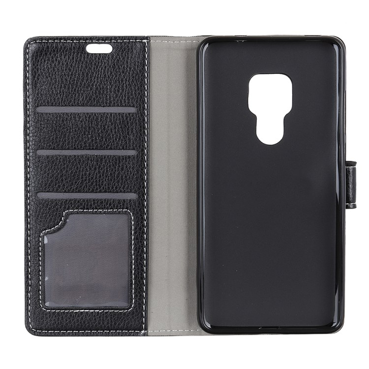 Case Huawei Mate 20 #เคสฝาพับแบบกระเป๋าสตางค์หนัง PU ผิวลิ้นจี่ Litchi Grain Wallet