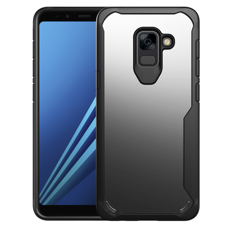 เคส Samsung Galaxy A8 (2018) #เคสฝาหลัง Hybrid Shock Absorption PC + TPU