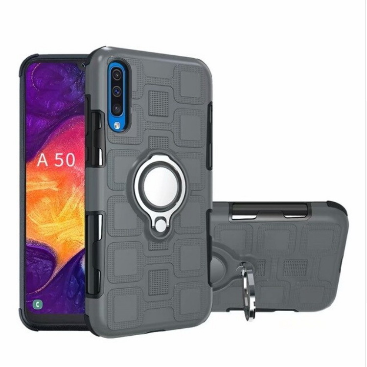 เคส Samsung Galaxy A50 / A50s / A30s #เคสฝาหลัง Hybrid TPU+PC มีแหวนสวมนิ้ว