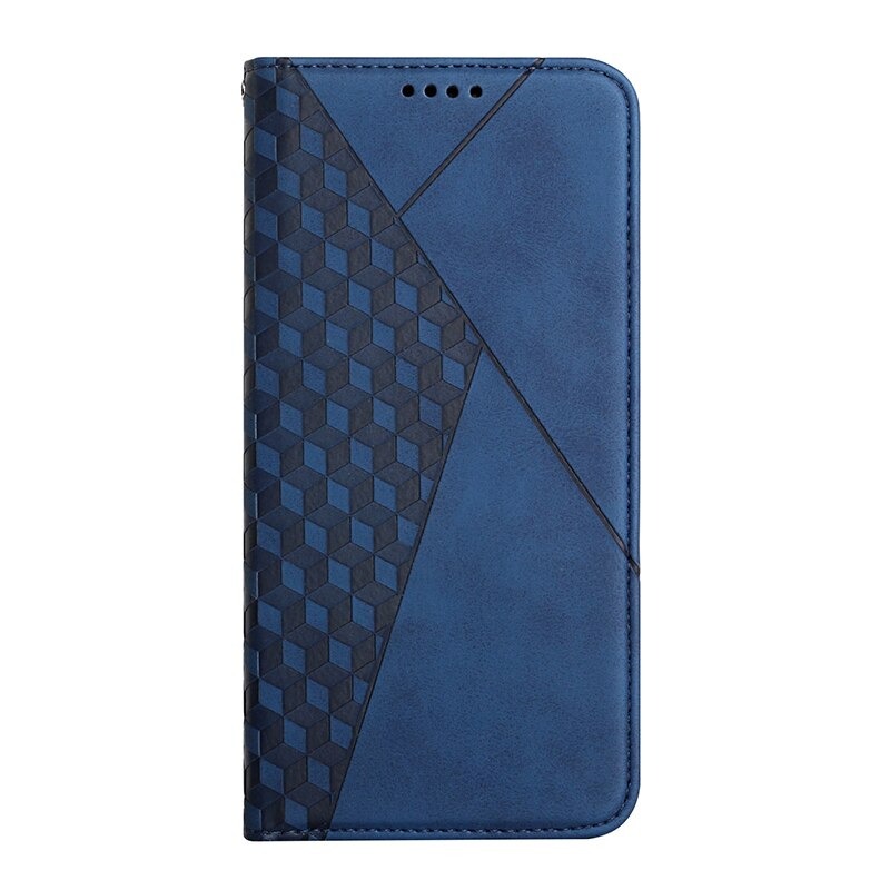 เคส Samsung Galaxy S20#เคสฝาพับแบบกระเป๋าสตางค์ Magnetic Flip Wallet Bracket Leather Lattice TPU Phone Case