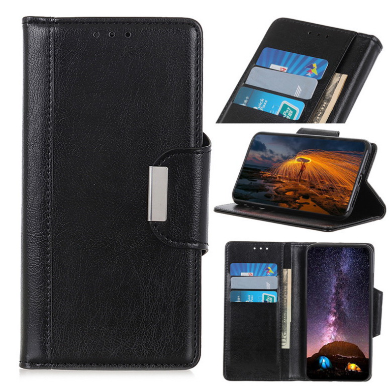 Case OPPO Reno 5 Pro 5G #เคสฝาพับหนัง PU แบบกระเป๋าสตางค์ Glossy PU Leather Wallet