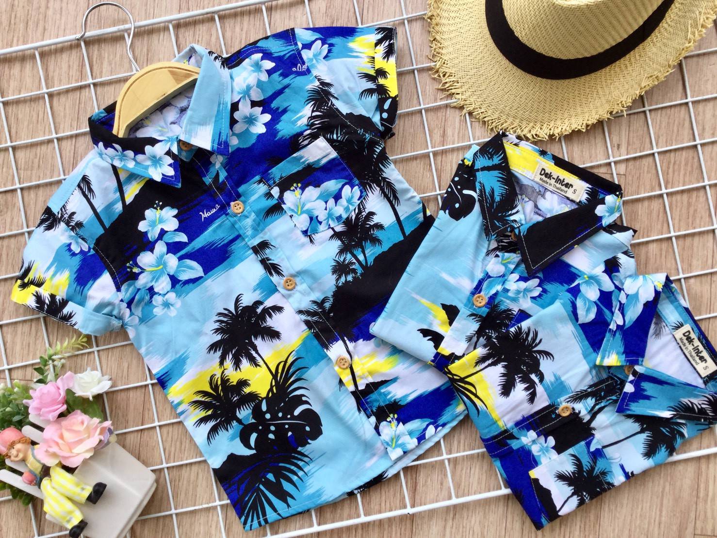 เสื้อเชิ้ตเด็ก สไตล์วินเทจ