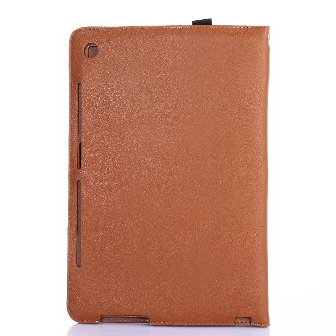 Case Huawei MediaPad M5 Lite 8 #เคสฝาพับหนัง PU มีสายคล้องมือและที่สวมนิ้วที่เก็บบัตร