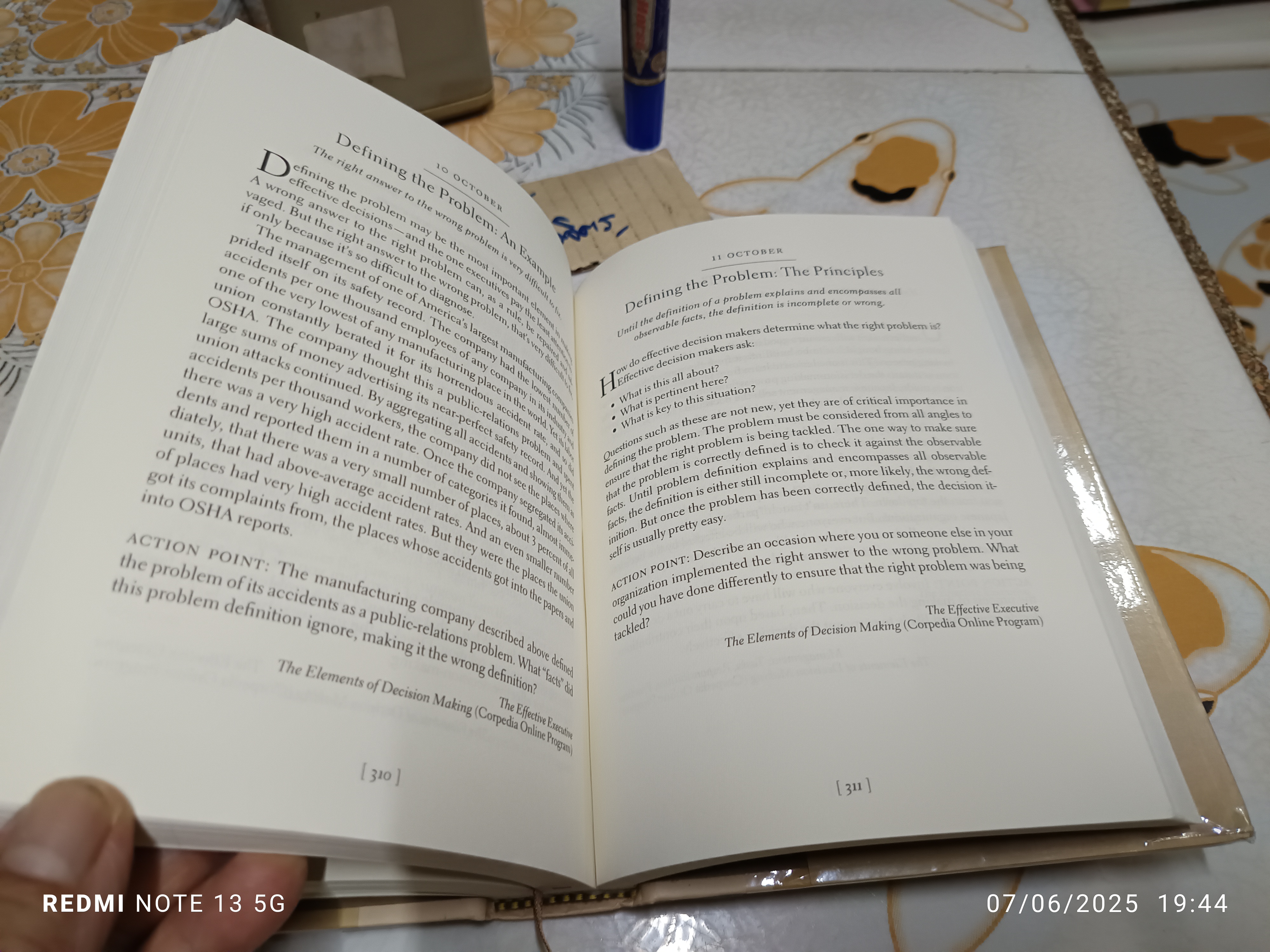 The Daily Drucker : 366 Days of Insight and Motivation for Getting the Right Things Done By Peter F. Drucker