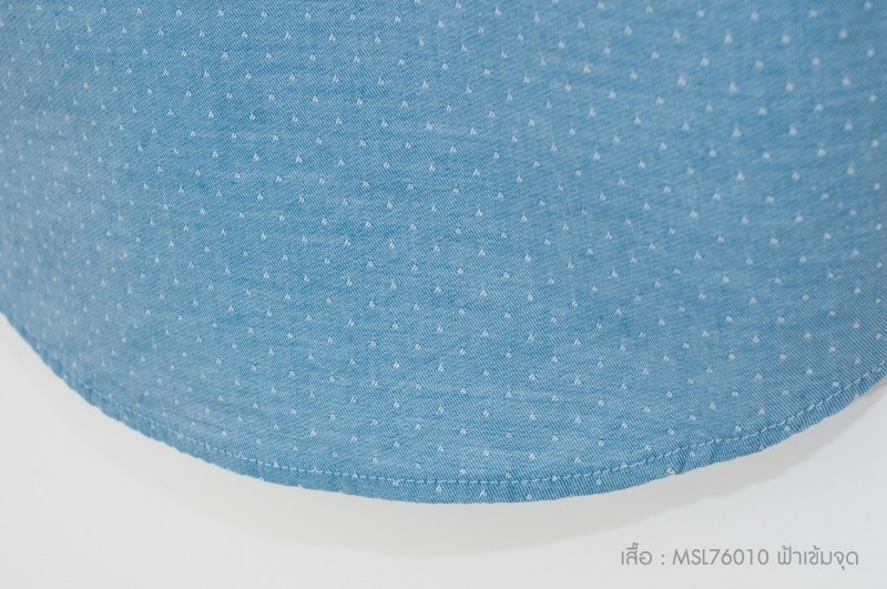 เสื้อเชิ้ตแขนยาวสีฟ้าลายจุด เด็ก 1 ถึง 4 ขวบ