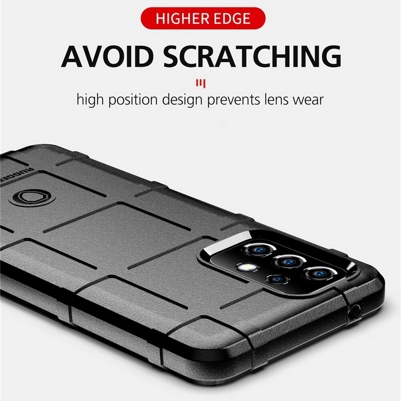 เคส Samsung Galaxy A32 4G #เคสฝาหลัง Rugged Shield Series Soft Silicone Shock Absorption Matte กันกระแทก