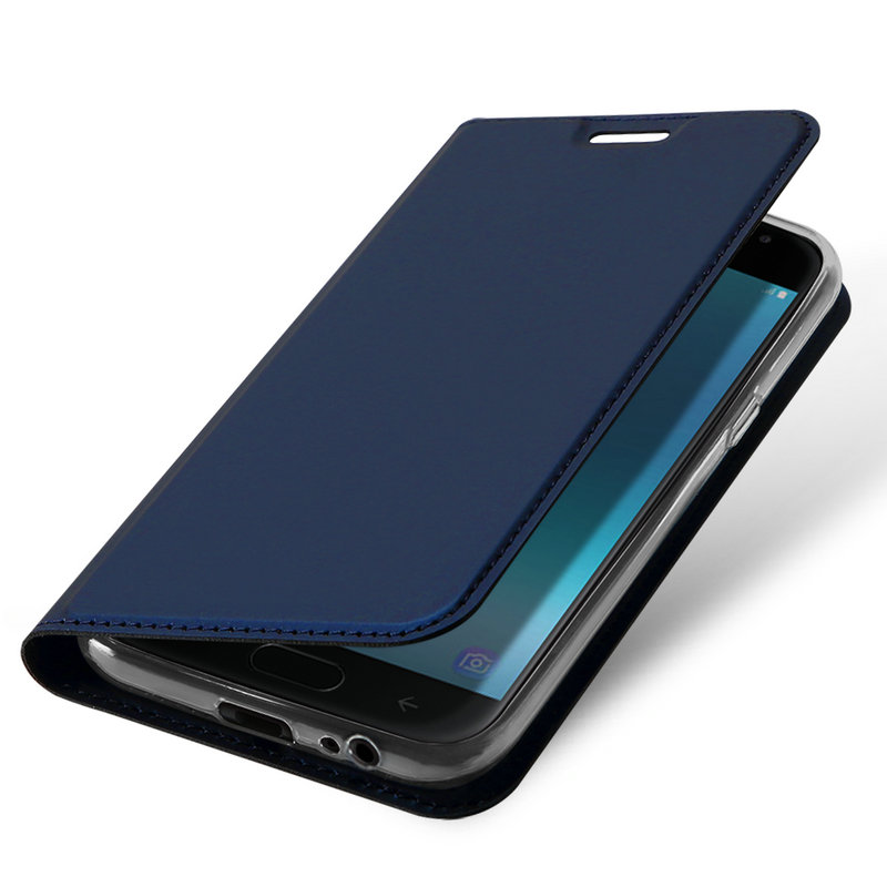 เคส Samsung Galaxy J4 (2018) #เคสฝาพับ DUX DUCIS Skin Pro Series คุณภาพดีราคาถูก
