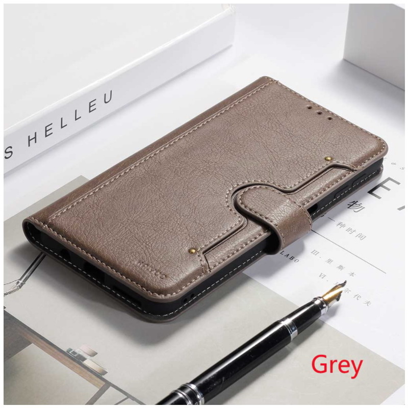 เคส Samsung Galaxy A71 (4G) #เคสฝาพับหนัง PU มีที่เสียบการ์ด Card Slots PU Leather Cover