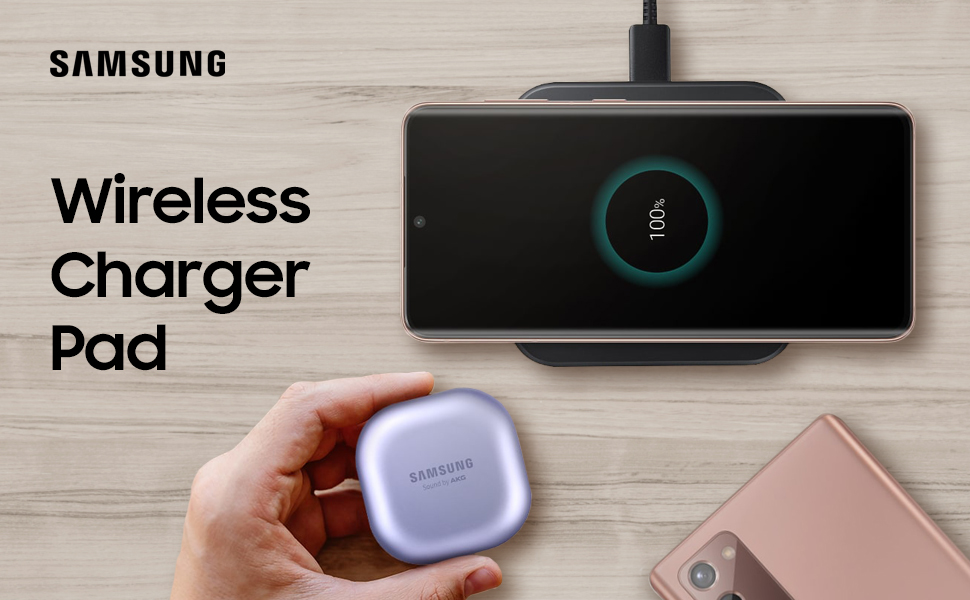 Samsung® 9W Wireless Charger Fast Charge Pad ซัมซุง แท่นชาร์จไร้สาย รองรับอุปกรณ์มาตรฐาน Qi
