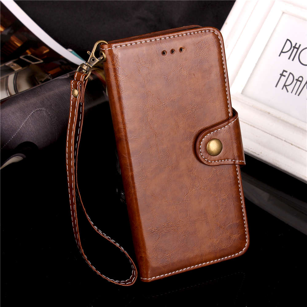 Case Huawei P20 Lite/Nova 3e #เคสฝาพับสไตล์กระเป๋าสตางค์ Business Style Vintage Leather Wallet