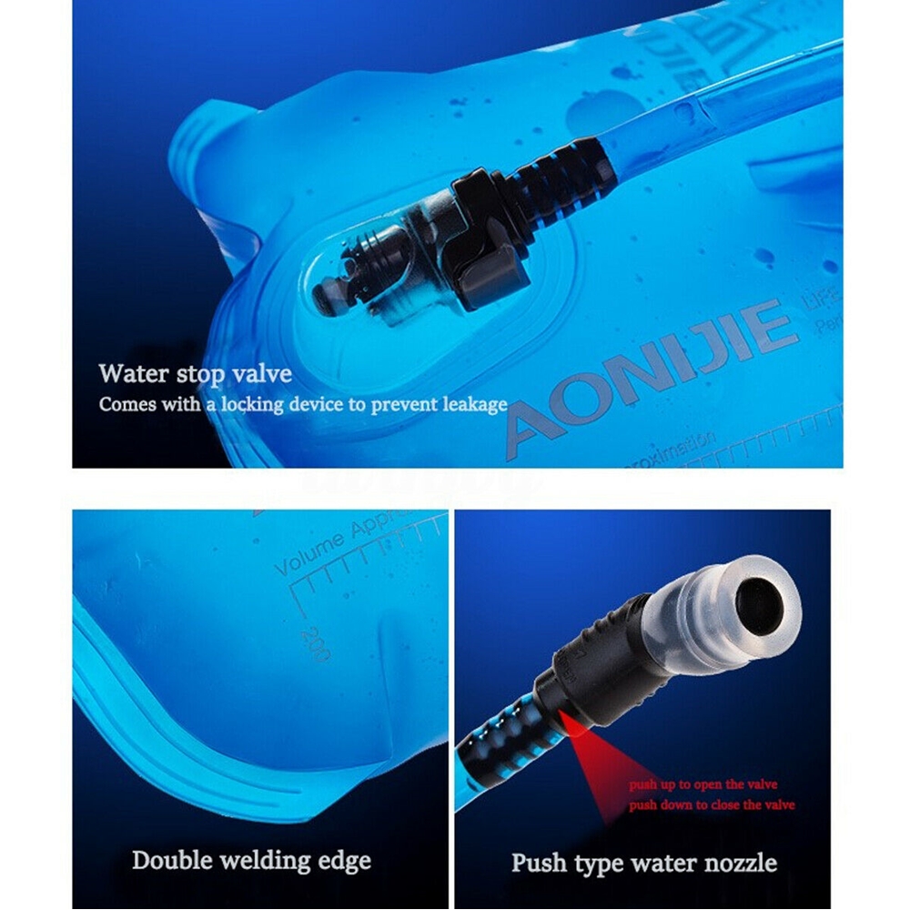 ถุงน้ำพกพา (สีฟ้า) ขนาด 1.5 ลิตร, 2 ลิตร TPU รุ่น SD16 (L08)