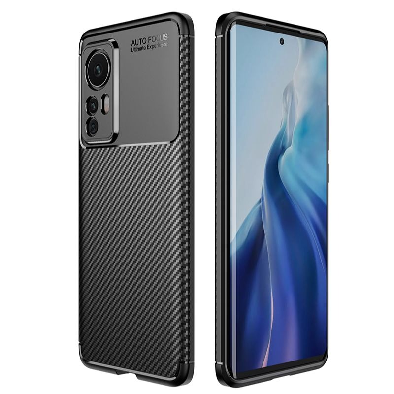 เคส Xiaomi 12 #เคสฝาหลังนิ่ม Carbon Fiber Anti-drop TPU Protection