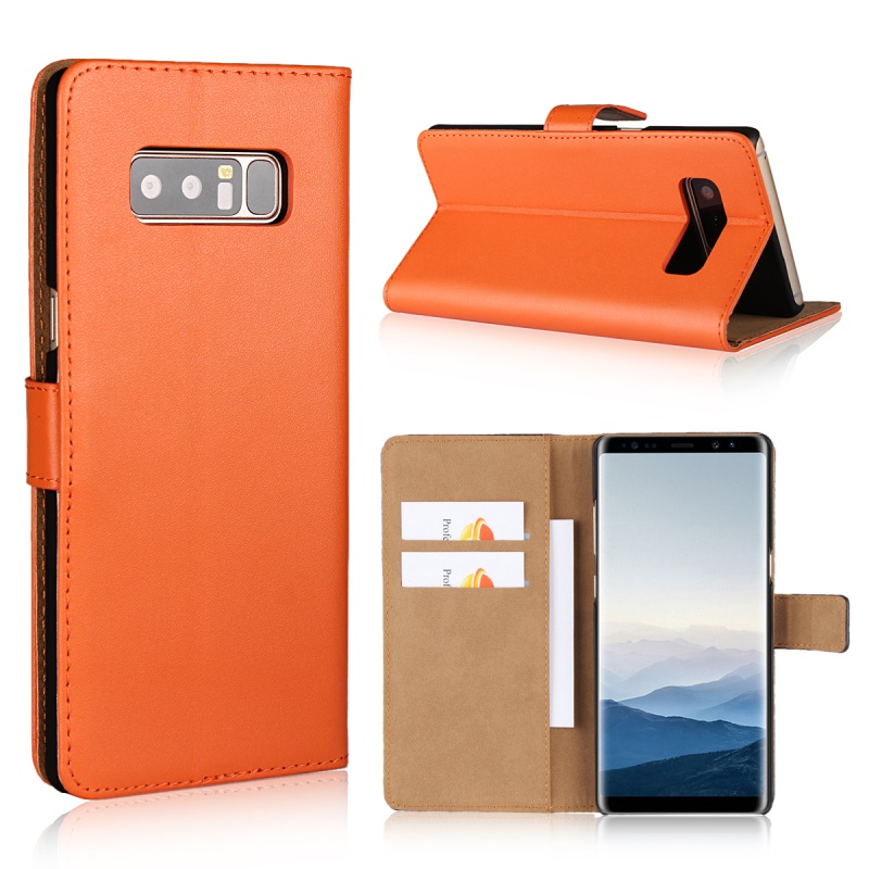 เคส Samsung Galaxy Note 8 #เคสฝาพับหนังแยก Split Leather Wallet ปิดแม่เหล็กสีสันสวยงาม