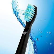Fairywill® Black Soft Replacement Toothbrush Heads x4 หัวแปรงสีฟันไฟฟ้า สีดำ ขนแปรงไนลอนดูปองท์ ทำความสะอาดฟัน เหงือกอย่างทั่วถึงแม้บริเวณที่เข้าถึงยาก