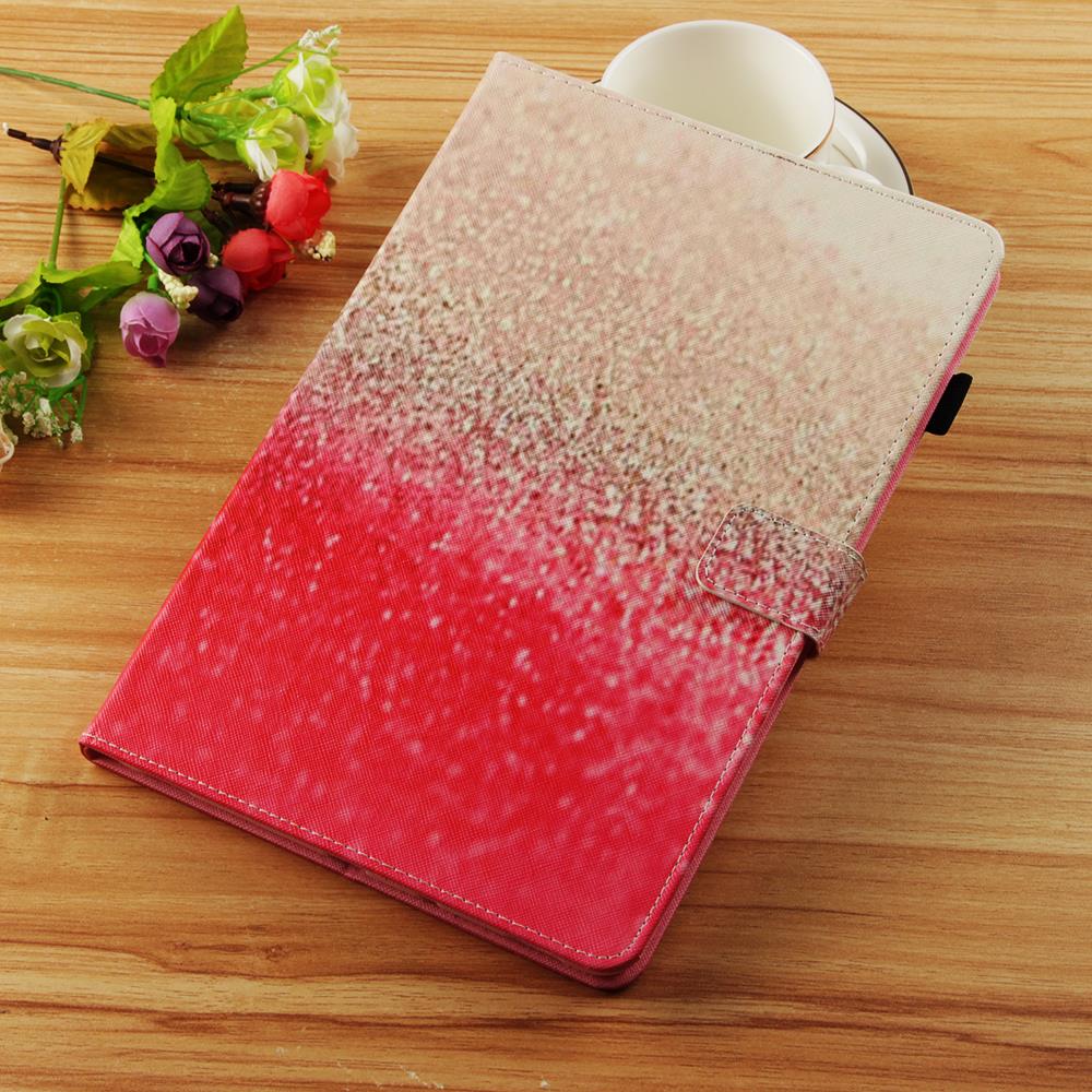 Case Samsung Galaxy Tab S4 10.5 T830 T835 #เคสฝาพับหนัง PU พิมพ์ลวดลาย Pattern Printing Wallet Stand Smart Awakening Leather