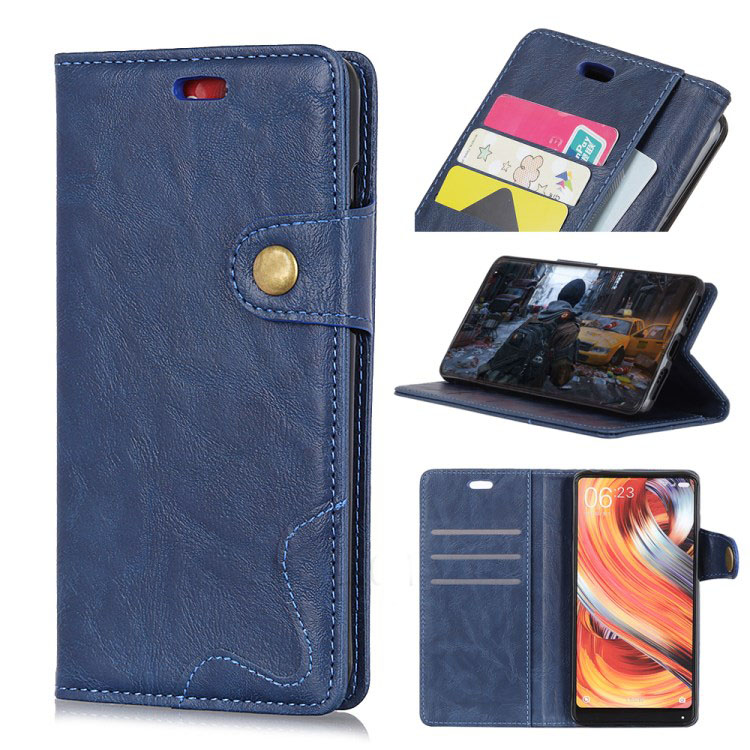 Case Nokia 8.1 / X7 #เคสฝาพับหนัง PU ผิวหนังม้า S-shape Crazy Horse Texture Wallet Leather