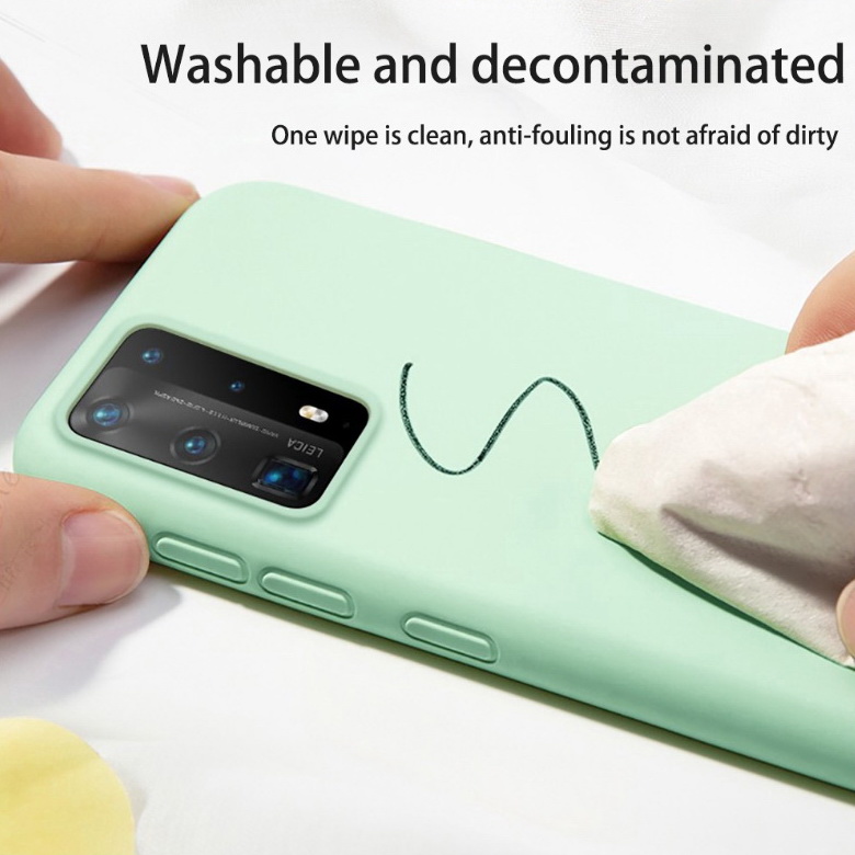 เคส Huawei P40 Pro Plus #เคสฝาหลังซิลิโคนนิ่ม Liquid Silicone Back Case