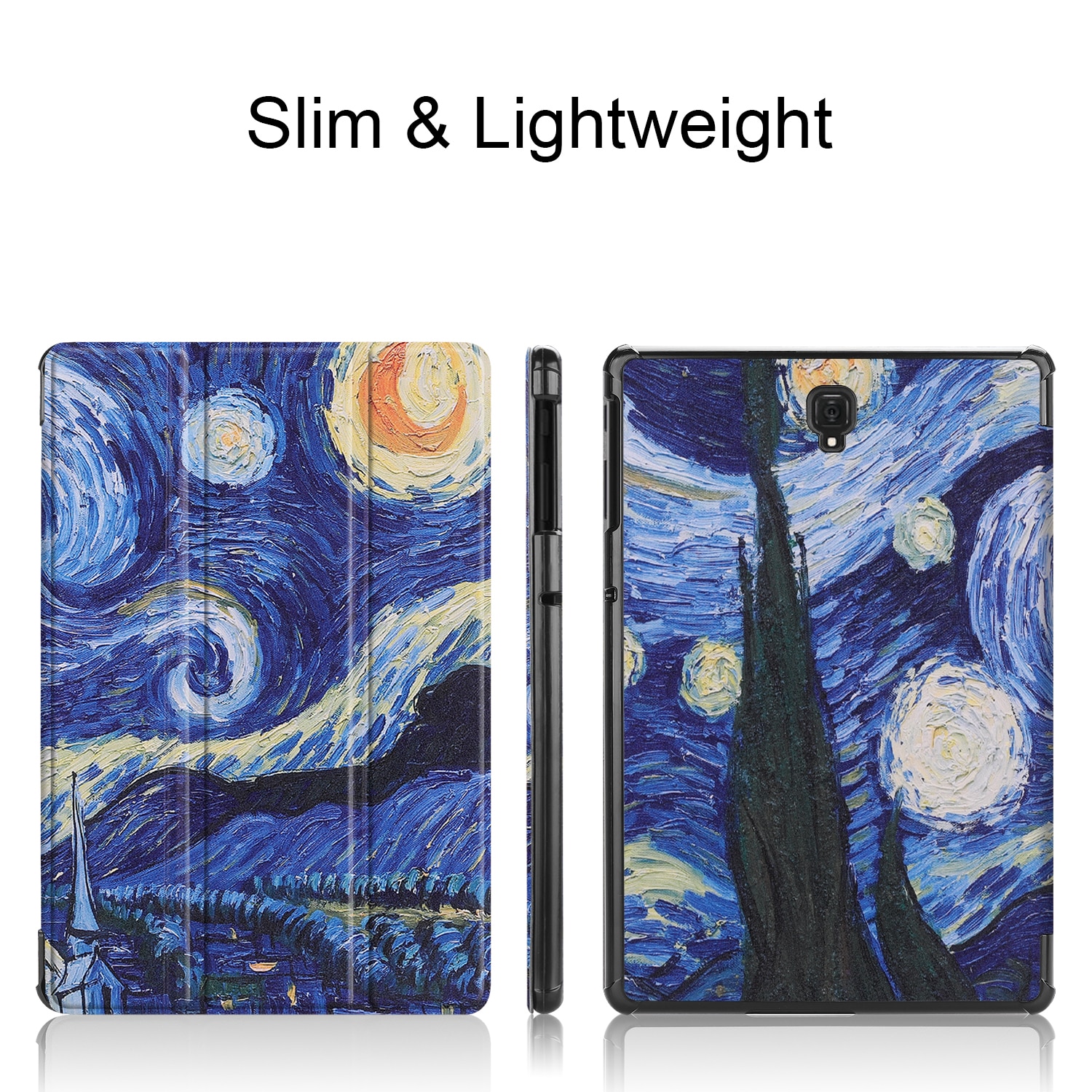 Case Samsung Galaxy S4 10.5 T830 / T835 #เคสฝาพับหนัง PU สามพับพิมพ์ลาย Pattern Printing Tri-fold Leather Smart Cover