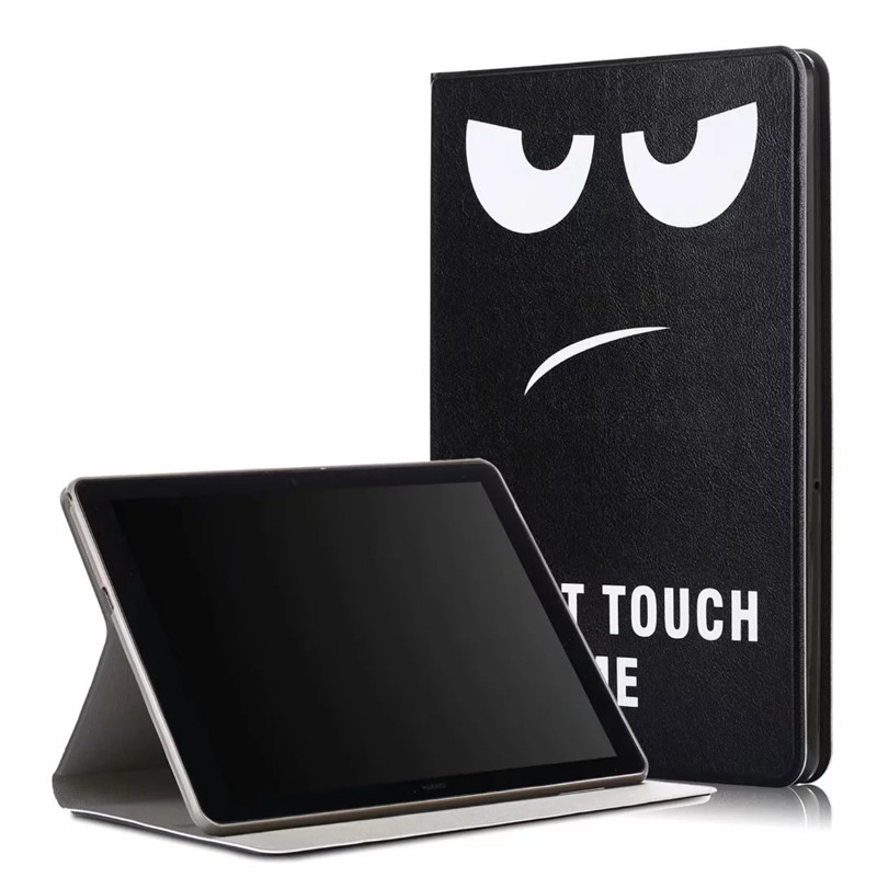 เคส Huawei MediaPad T5 10 #เคสฝาพับหนัง PU พิมพ์ลาย Pattern Printing PU Leather