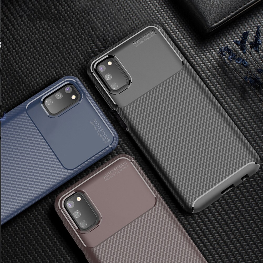 Case Samsung Galaxy S10 Lite #เคสฝาหลังนิ่ม Carbon Fiber Anti-drop TPU Protection