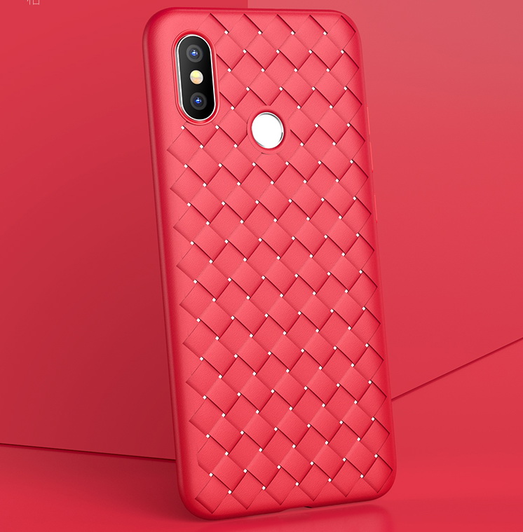 Case Xiaomi Mi 8 (6.21 นิ้ว) #เคสฝาหลัง TPU BENKS Woven Pattern Heat Dissipation รูปแบบการทอช่วยระบายความร้อน