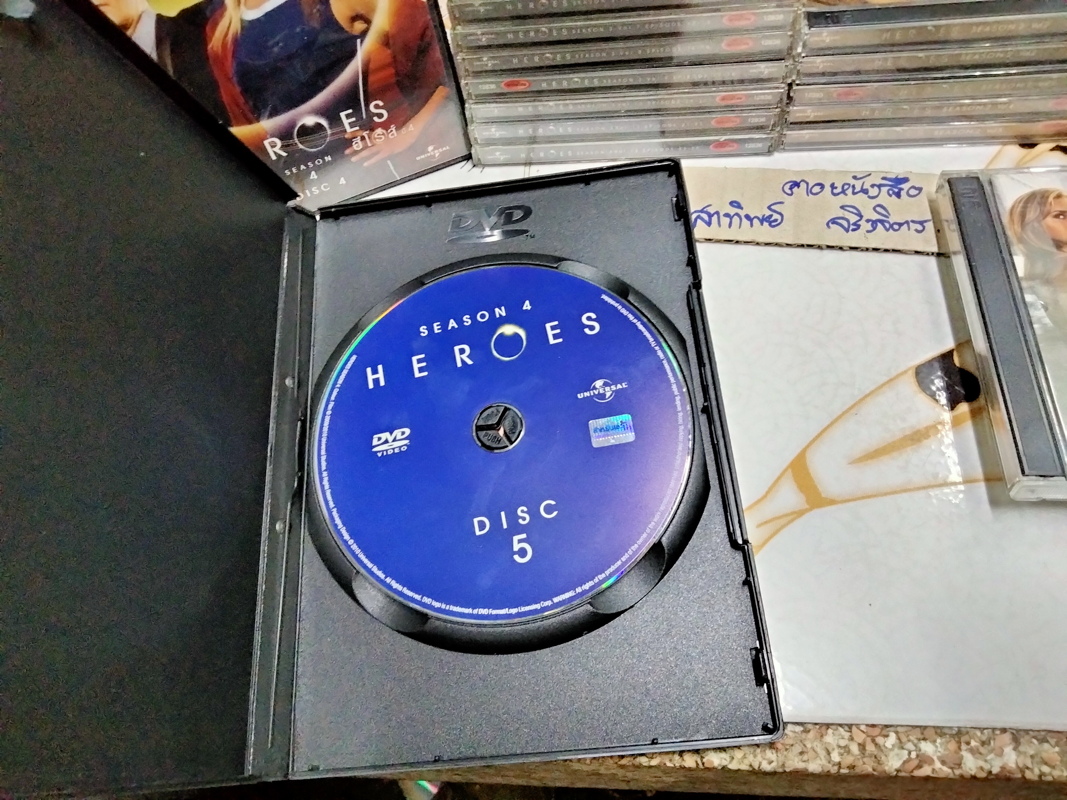 ฮีโร่ส์ ทีมหยุดโลก ซีซั่น 1-4 Heroes season 1-4 (แผ่น VCD + DVD จากร้านเช่า)