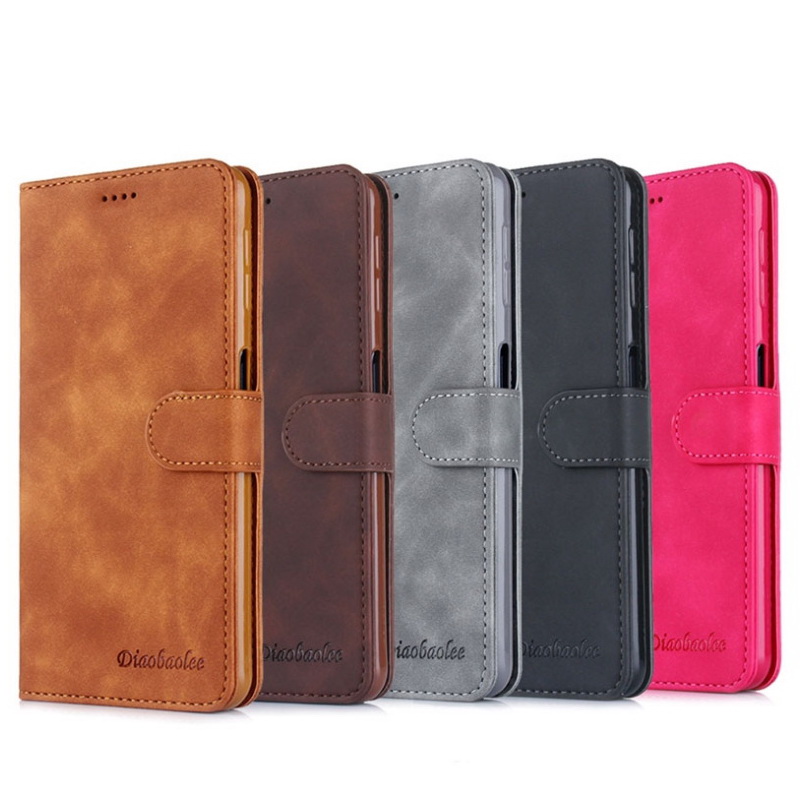 Case Huawei P40 #เคสฝาพับหนัง PU DIAOBAOLEE Leather Stand Stand