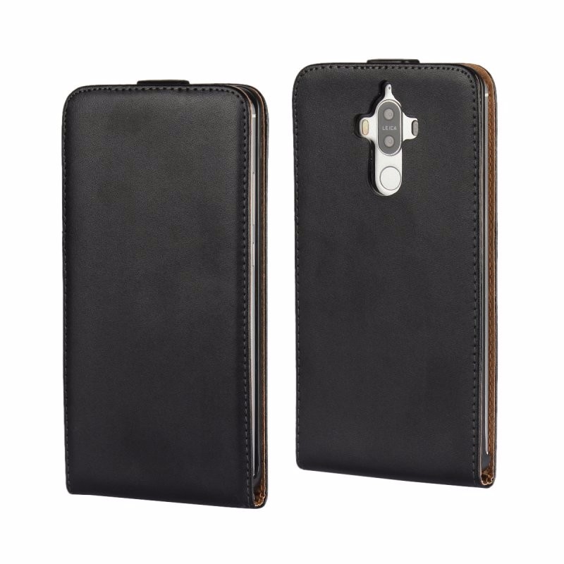 เคส Huawei Mate 9 #เคสฝาพับแนวตั้งหนังแยก Vertical Flip Split Genuine Leather