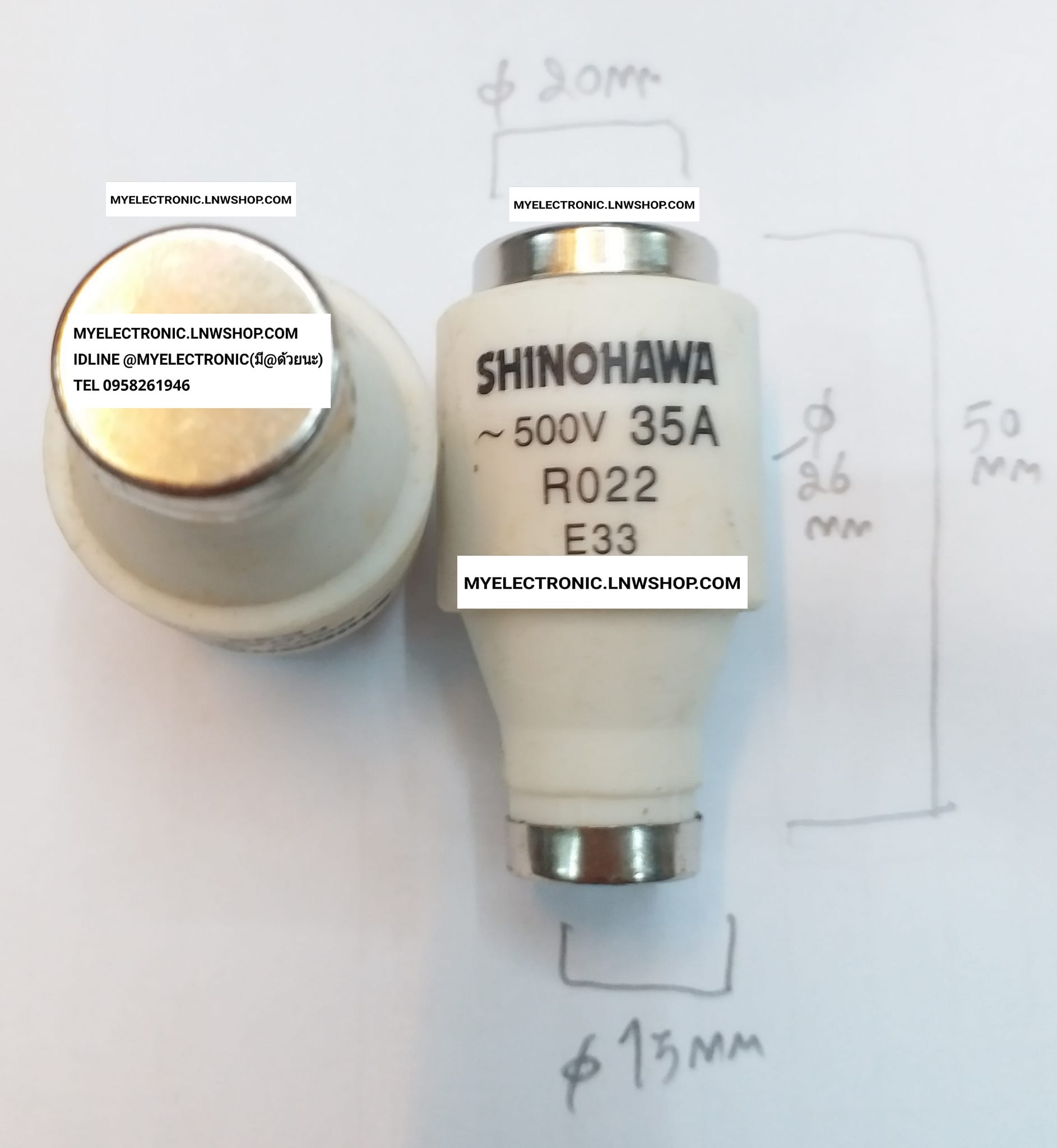 ขาย ฟิวส์35A500V ฟิวส์กระเบื้องขวดนม35A ฟิวส์35A 500V ฟิวส์35Aกระเบื้องขวดนม ฟิวส์E33 ฟิวส์R022 ฟิวส์ 35A500V ฟิวส์ กระเบื้องขวดนม 35A fuse35A 500V ฟิวส์ 35A กระเบื้องขวดนม ฟิวส์ E33 ฟิวส์ R022 FUSE ยี่ห้อ ราคา ตัวละ . . . .หน่วย บาท