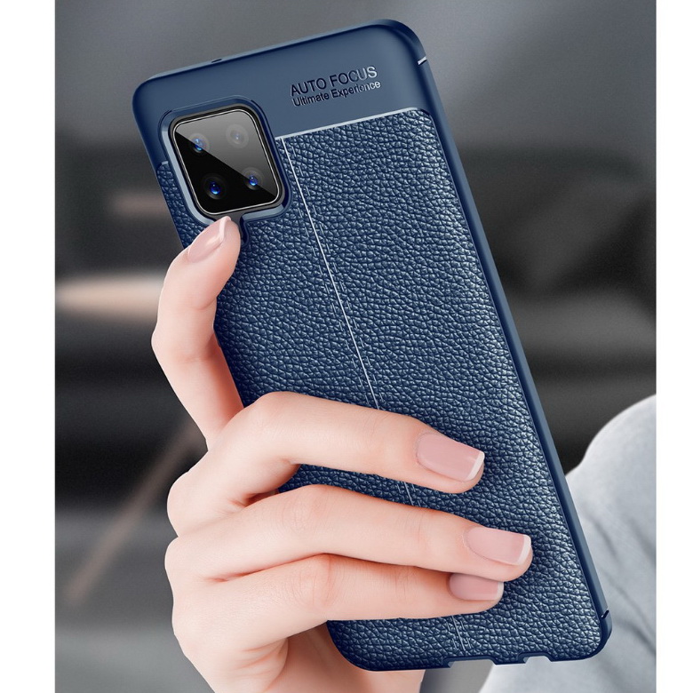 เคส Samsung Galaxy A42 5G #เคสฝาหลัง TPU ผิวลิ้นจี่ช่วยป้องกันลายนิ้วมือและกันลื่นได้ดี