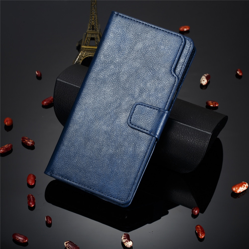 เคส Huawei P30 #เคสฝาพับหนัง PU แบบกระเป๋าสตางค์มีที่เก็บบัตรหลายช่อง Retro Wallet Leather Cover Multi Cards Stand