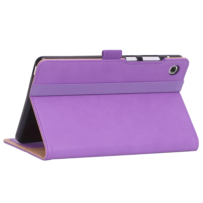เคส Huawei MatePad T8 8 นิ้ว #เคสฝาพับหนัง PU มีที่สวมนิ้ว Card Holder Stand PU Leather Smart Case