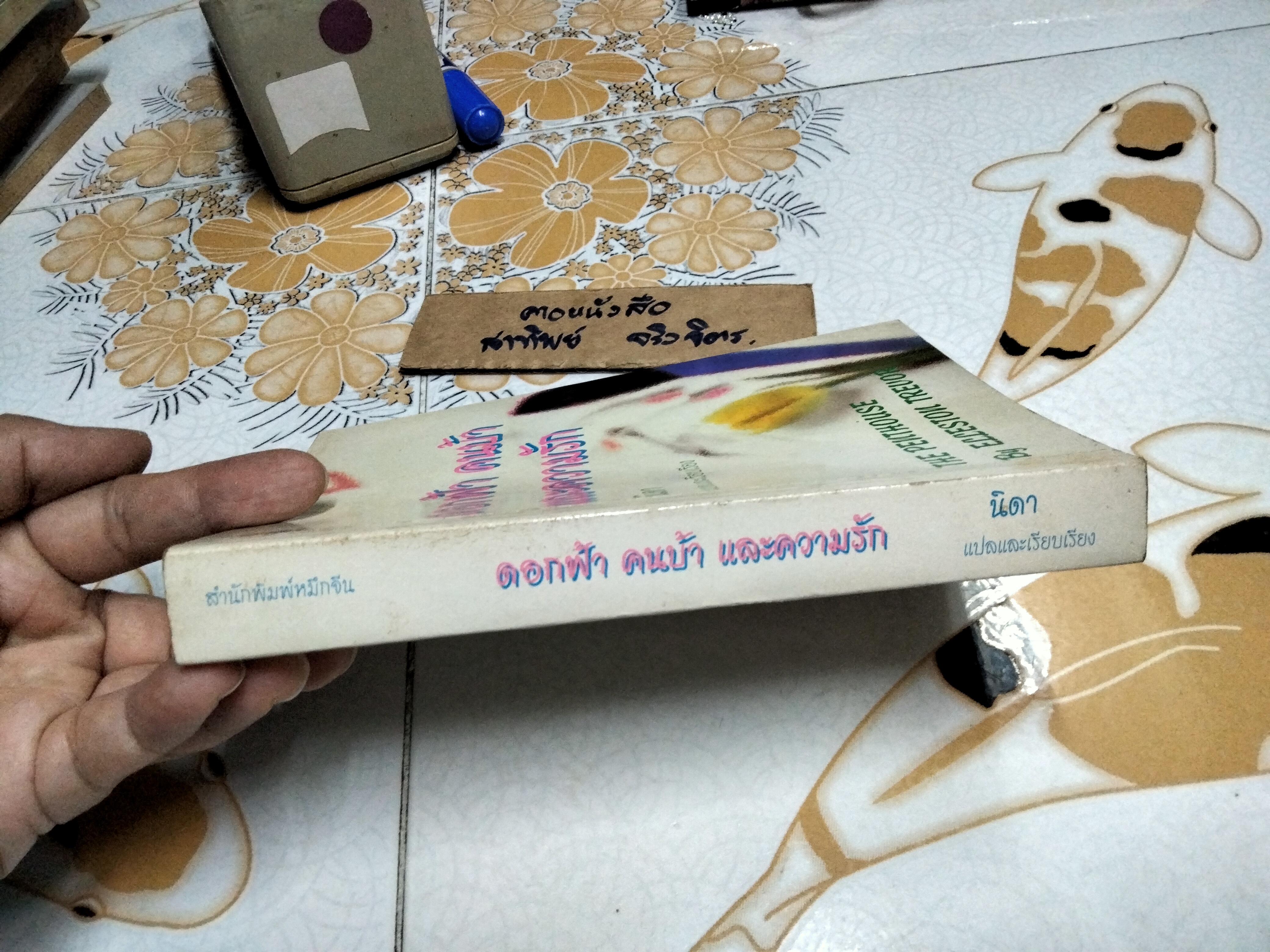 ดอกฟ้า คนบ้า และความรัก The Penthouses by Elleston Trevor นิดา แปลและเรียบเรียง (มีตราประทับจากเจ้าของเดิม) **สินค้าหมด**