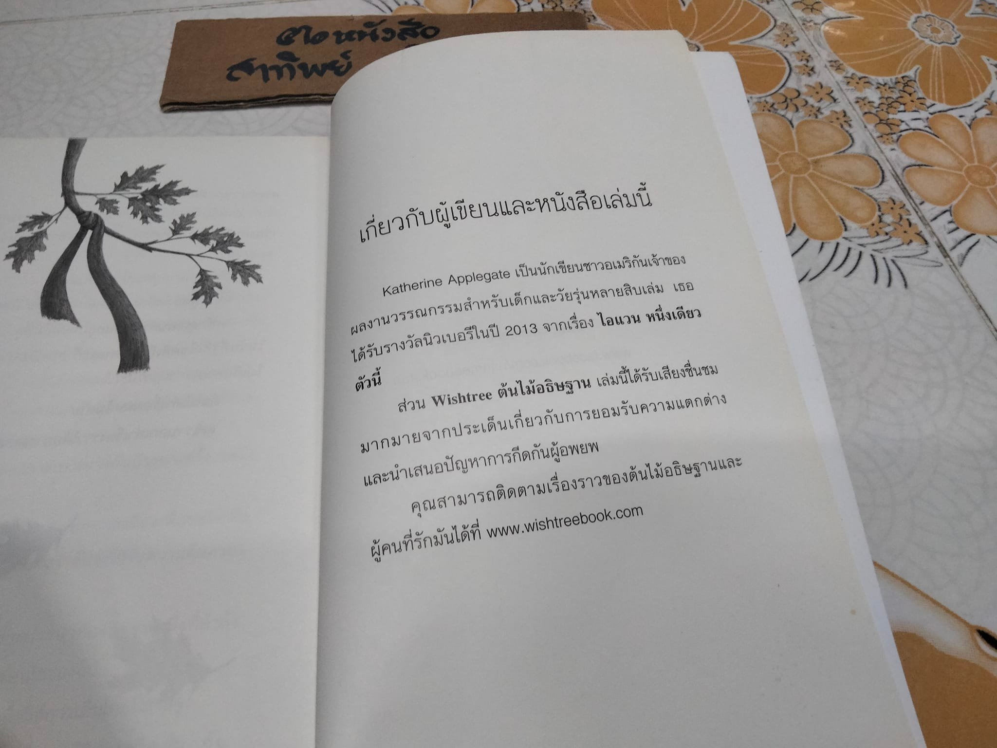Wishtree ต้นไม้อธิษฐาน โดย Katherine Applegate (แคเทอริน แอปเปิลเกต), รุ่งอรุณ สัมปัชชลิต แปล