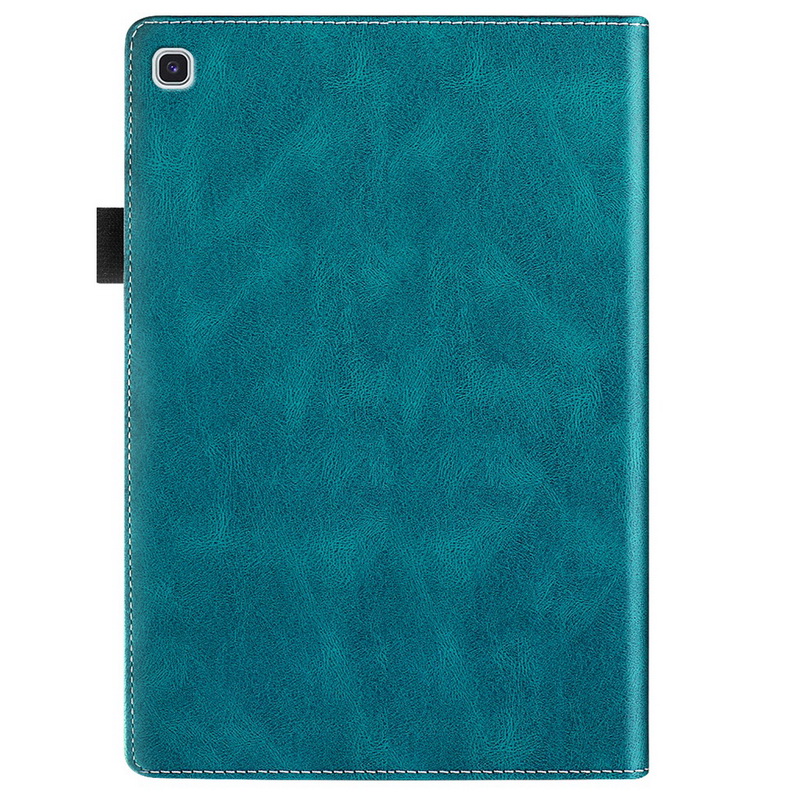 เคส Samsung Galaxy Tab S6 Lite 10.4 SM-P610 P615 P617 #เคสแบบฝาพับหนัง PU มีช่องใส่บัตรสีทูโทน