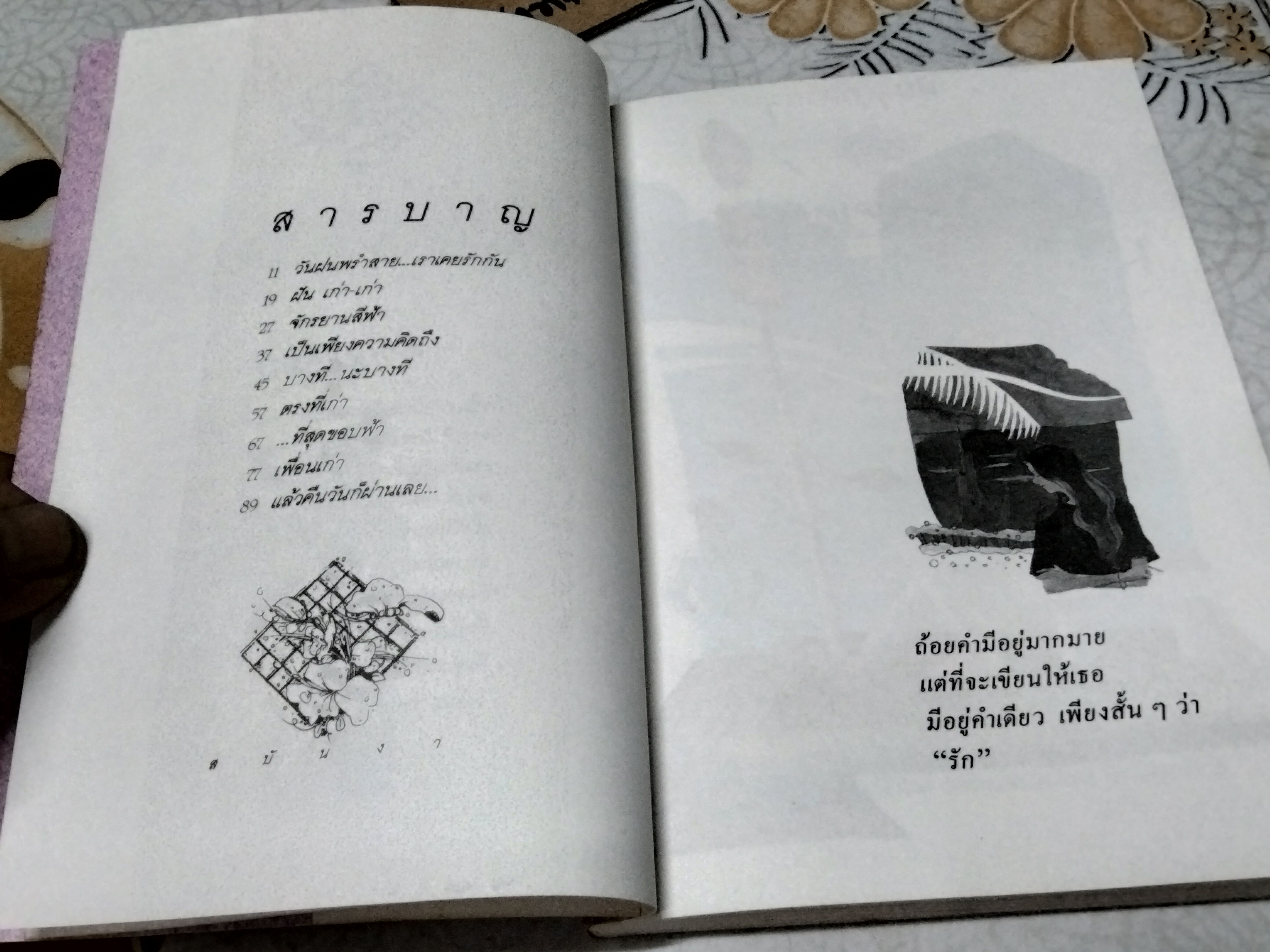 ฝันๆ หวานๆ รวมเรื่องสั้น โดย สบันงา พิมพ์รวมเล่มครั้งแรก พ.ศ 2532 วตาสำนักพิมพ์