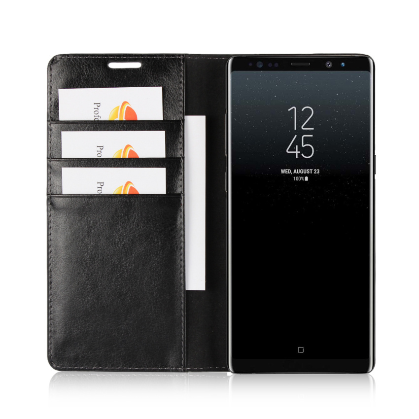 Case Samsung Galaxy Note 8 #เคสฝาพับสไตล์กระเป๋าสตางค์หนังแท้คุณภาพดีราคาเบาๆสบายกระเป๋า