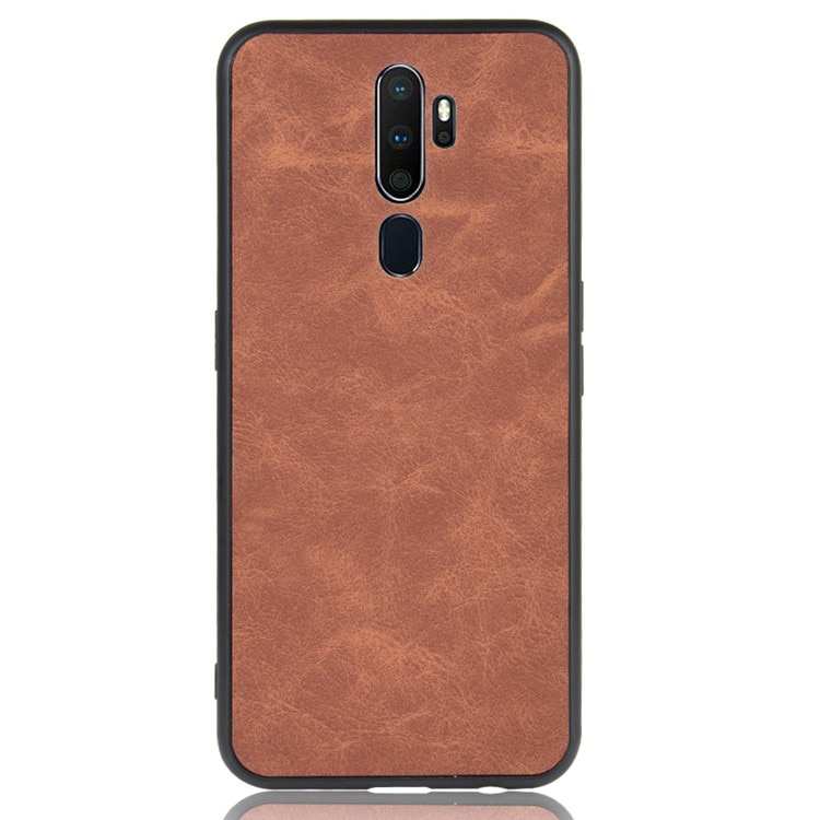 Case OPPO A9 (2020)/A5 (2020) #เคสฝาหลัง TPU เคลือบผิวด้วยหนัง PU