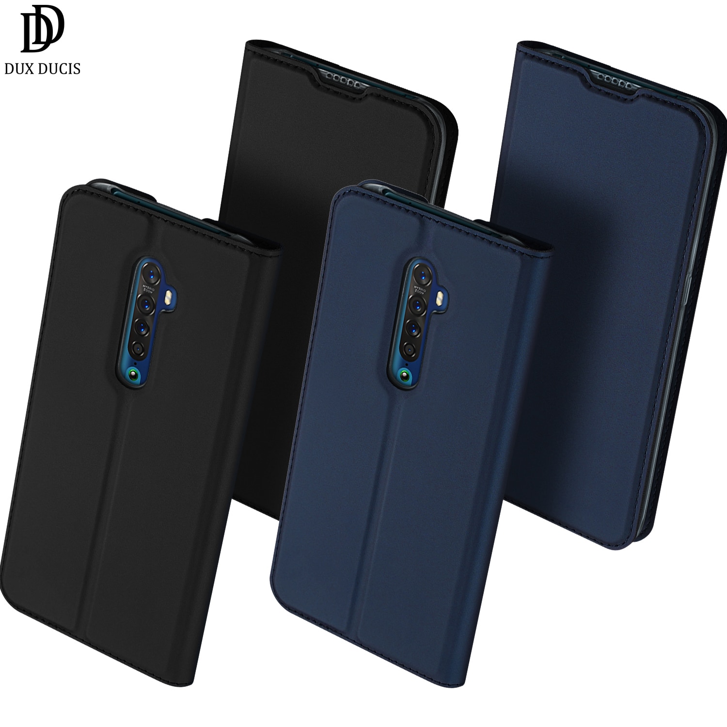 Case Oppo Reno 2 #เคสฝาพับหนัง PU DUX DUCIS Skin Pro Series Auto-absorbed PU Leather คุณภาพดี