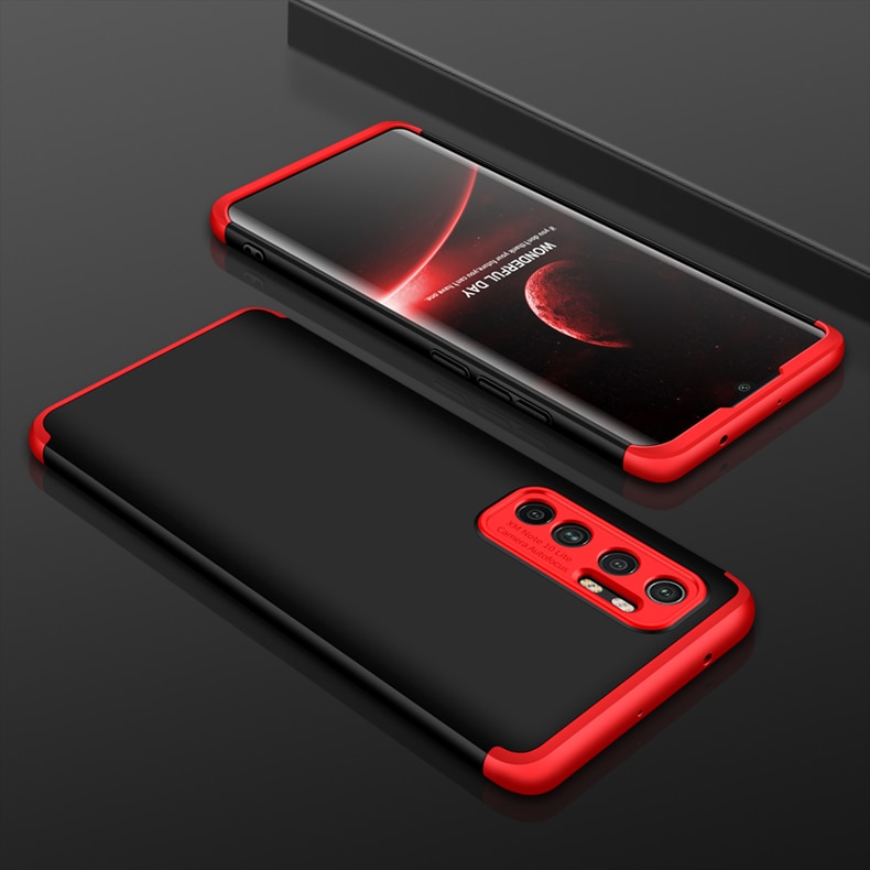เคส Xiaomi Mi Note 10 Lite #เคสฝาหลังพลาสติกแข็ง Detachable All-wrapped Matte แยกชิ้นได้